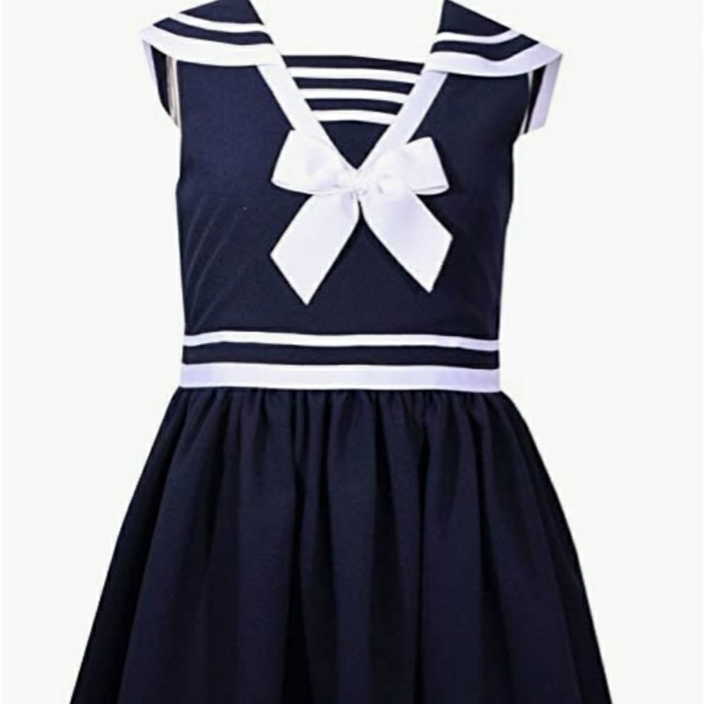 Navy Nautical Sailor Dress
